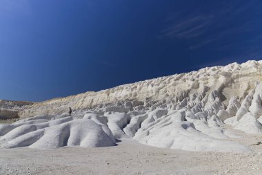 Mangystau, Tuzbair 'in güzel manzarası. Yüksek kalite fotoğraf