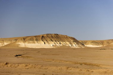 Mangystau bozkırının manzarası, Kazakistan. Yüksek kalite fotoğraf