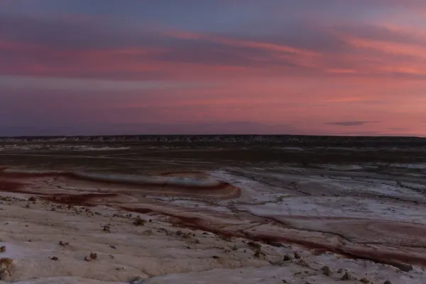 Mangystau, Kazakistan 'daki Tiramisu Kanyonu' nun renkleri. Yüksek kalite fotoğraf