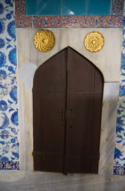 Türkiye 'nin İstanbul kentindeki Topkapı Sarayı' nın iç detayları. Yüksek kalite fotoğraf