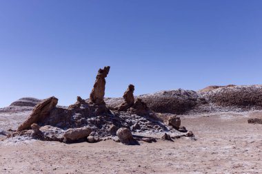 San Pedro de Atacama, Şili 'deki Ay Vadisi. Yüksek kalite fotoğraf