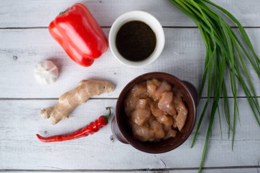 Lezzetli, lezzetli ve en iyi Kung Pao Chicken ve General Tao 'nun Seattle' daki görüntüsü.