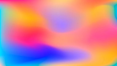 Renkli Soyut Sanat Gradyan Arkaplan ve Bulanık Efekt