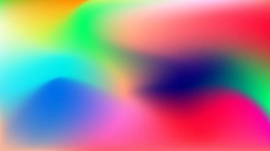 Bulanık Gradyan ile Dinamik Renkli Soyut Vektör Sanat Arkaplanı