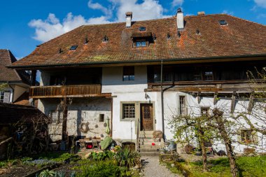 20.06.22.Switzerland. City of Burgdorf in Switzerland. Castle and streets of the ancient city