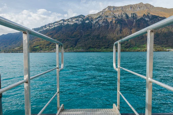 Magnificent Lake Brienzersee Switzerland Swiss Villages — Stock Photo, Image
