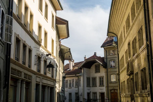 Szwajcaria Niesamowicie Piękne Miasto Freiburg Szwajcarii Architektura Panoramy — Zdjęcie stockowe
