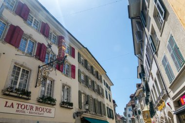 25.06.22 Switzerland. İsviçre mimarisi ve geçmişindeki Solothurn inanılmaz güzel bir şehir.
