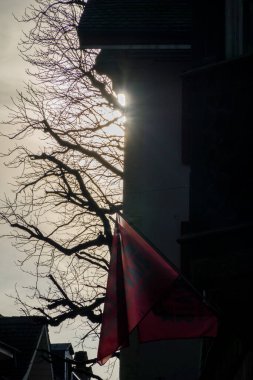 Magnificent architecture of the city of Biel in Switzerland