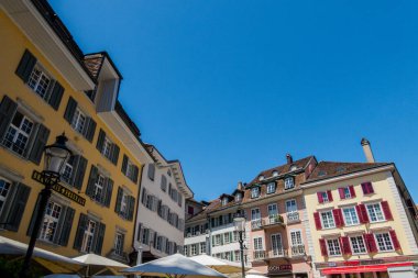 25.06.22 Switzerland. İsviçre mimarisi ve geçmişindeki Solothurn inanılmaz güzel bir şehir.