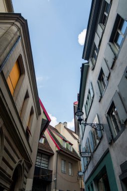 28.08.22.Switzerland. the magnificent Swiss city of Basel. Architecture and view of the river Rhine.