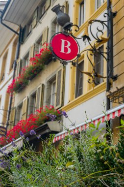 28.08.22.Switzerland. Magnificent swiss city of Murten Architecture. ancient beautiful city