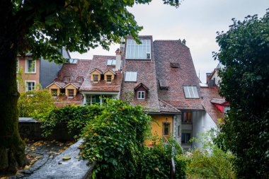 28.08.22.Switzerland. Magnificent swiss city of Thun Architecture. ancient beautiful city