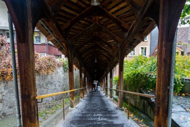 28.08.22.Switzerland. Magnificent swiss city of Thun Architecture. ancient beautiful city