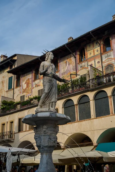 Italy Gorgeous Verona City Italy Architecture Medieval Wonderful City — Stok fotoğraf