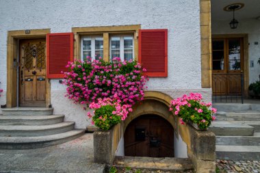 28.09.22.Switzerland. Magnificent swiss city of Murten Architecture. ancient beautiful city