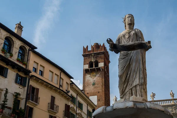 Italy Gorgeous Verona City Italy Architecture Medieval Wonderful City — Stok fotoğraf