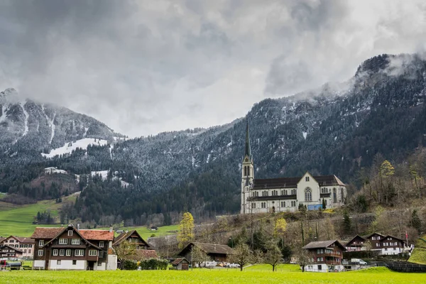 스위스 알프스산맥의 아름답고 놀라운 — 스톡 사진