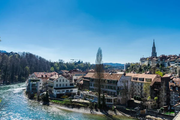 stock image Unbelievably beautiful Bern in spring. Beautiful and incredible nature of Switzerland and the cities.