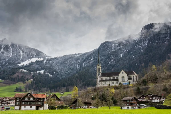 Switzerland 스위스 알프스산맥의 아름답고 놀라운 — 스톡 사진