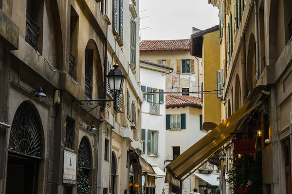 Cidade Bréscia Itália Cidade Bonita Ruínas Antigas Ruas — Fotografia de Stock