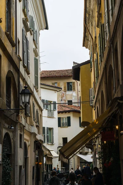 意大利的布雷西亚市 美丽的城市 古老的废墟和街道 — 图库照片