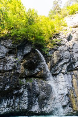 Aare Nehri Boğazı. İsviçre 'de inanılmaz bir kanyon.