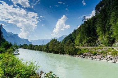 Aare Nehri Boğazı. İsviçre 'de inanılmaz bir kanyon.