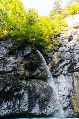 Aare Nehri Boğazı. İsviçre 'de inanılmaz bir kanyon.