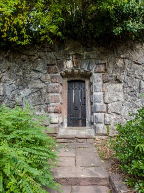 Alman şehri Baden-Baden 'in güzel mimarisi.