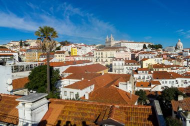 Muhteşem Lisbon. Muhteşem şehrin güzel mimarisi ve doğası