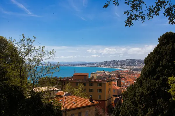 Den Magnifika Cte Azur Frankrike Staden Nice Royaltyfria Stockfoton