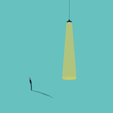 İş yeteneği edinme vektörü konsepti. İşe alma, arama, iş teklifleri ve kariyer fırsatlarının sembolü. Asgari tasarım illüstrasyonu.