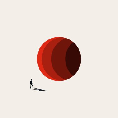 İş görevi vektör konsepti. Hedefin sembolü, nesnel, yeni bir meydan okuma ve fırsat. En düşük tasarım eps10 illüstrasyon.