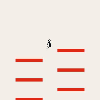 Şirket merdiveni iş vektörü konseptine tırmanıyorum. Kariyer ilerlemesinin, meydan okumanın, fırsatların sembolü. En düşük tasarım eps10 illüstrasyon.