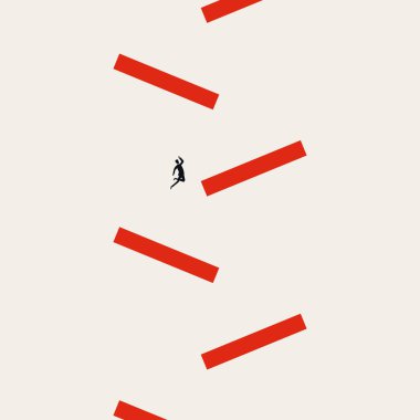 İşadamı şirket merdiven taşıyıcı konseptine tırmanıyor. Hırs, başarı ve gelişimin sembolü. En düşük tasarım eps10 illüstrasyon.