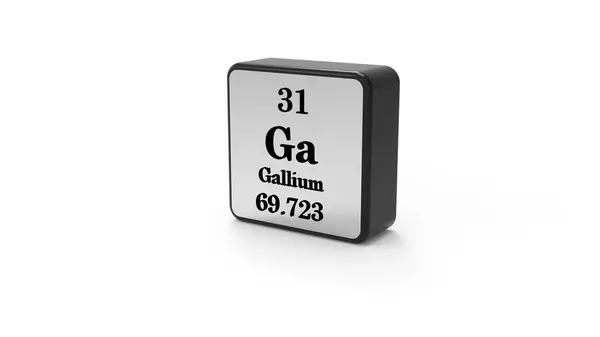 3D Galyum Element İşareti. Resim yükle.