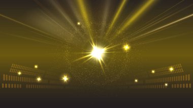 Siyah ve Altın arkaplan soyut geometrik şekiller lüks tasarım duvar kağıtları. Gerçekçi katman, fütüristik parlak ışık. Kapak şablonu.