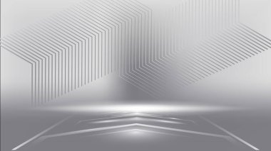 Soyut teknoloji beyaz arka plan. Yüksek teknoloji iletişim konsepti, teknoloji, dijital iş dünyası, yenilik, fotokopi uzayı ile bilim kurgu sahne çizimi..