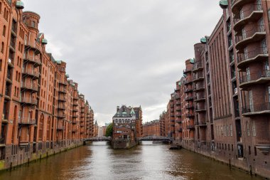 Hamburg, Almanya 'daki Speicherstadt' a bakın.