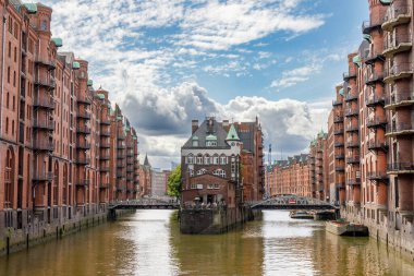 Hamburg, Almanya 'daki Speicherstadt' a bakın.