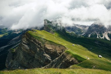 Dolomites, İtalya 'daki Dağ Tepesi