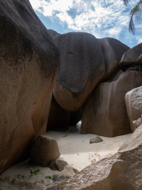 The fascinating rock formations at Anse Source d'Argent beach in the Seychelles