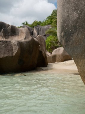 The fascinating rock formations at Anse Source d'Argent beach in the Seychelles
