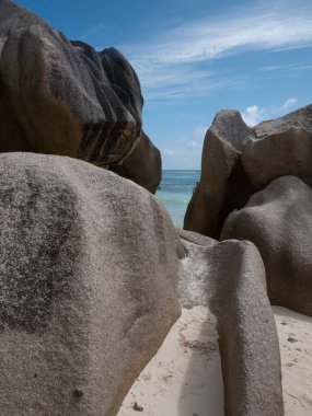 The fascinating rock formations at Anse Source d'Argent beach in the Seychelles