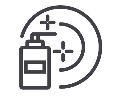 Bulaşık ikonu konsepti. Vektör grafik tasarımı illüstrasyonu