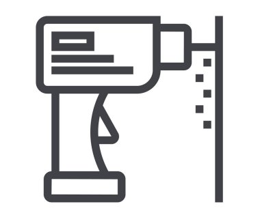 Yapılandırma aracı simgesi konsepti. Vektör grafik tasarımı illüstrasyonu