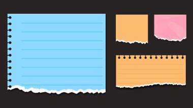 Renkli kağıt parçaları izole edilmiş dizayn ögesini parçalar