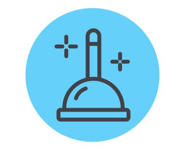 Temizlik çizgisi simgeleri. Taslak semboller seti, basit grafik elementler, modern doğrusal stil siyah piktogram koleksiyonu. Vektör satırı simgeleri ayarlandı