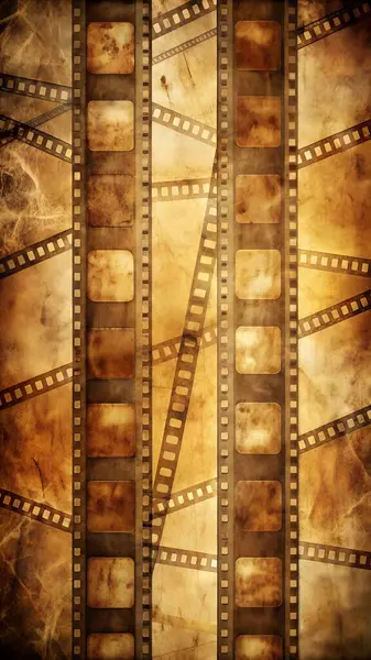 stock image Old Filmstrip with a Grunge Texture